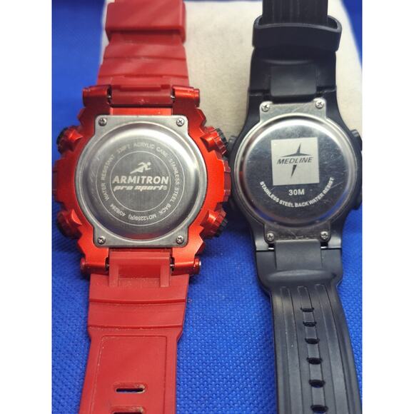 Armitron Pro and Medline Sports Watches- Both Excellent and Working NICE - Picture 4 of 5